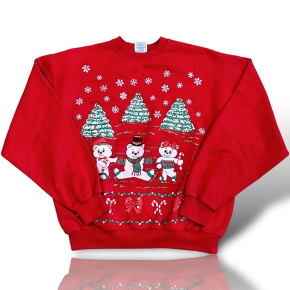 Polar bear Christmas sweater - Picture 1 of 7
